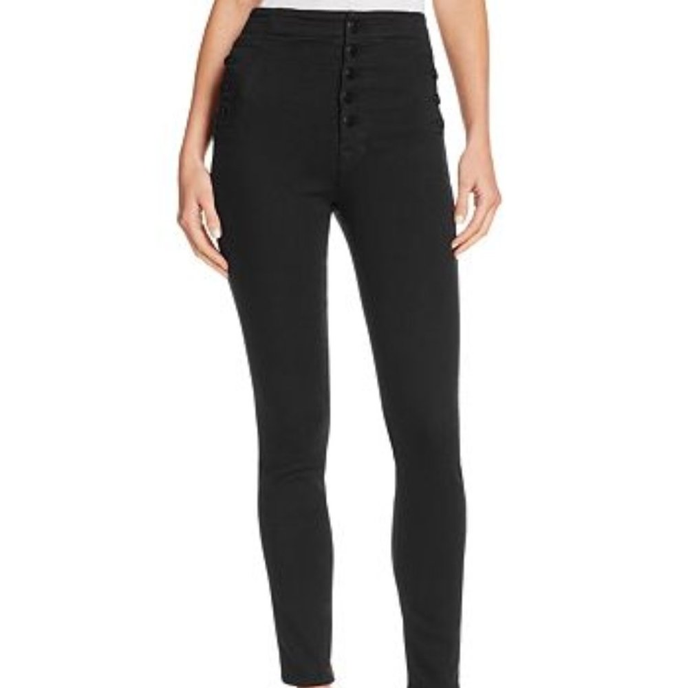 NWT J Brand Natasha High Rise Black Jeans - Size 27